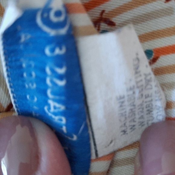 Levi Strauss and Co vintage 1970s brown flowers button down blouse small - Picture 7 of 9